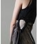 ESTHE／Tiered Tulle Cut-Out MaxiDress