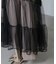 ESTHE／Tiered Tulle Cut-Out MaxiDress