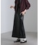 フェイクレザーピンタックスカート(セットアップ可)