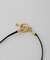 PHILIPPE AUDIBERT／Marta cord necklace ゴールド