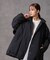 「西川ダウン(R)」ミドル丈バックタックコート