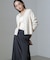 CICA＆UVカット加工Vネックリブカーディガン
