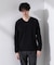 アンチスメル VネックTシャツ 長袖
