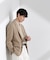 「N JACKET PREMIUM」強撚ピケストレッチジャケット(セットアップ可)
