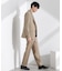 「N JACKET PREMIUM」強撚ピケストレッチジャケット(セットアップ可)