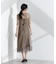 kaene／シャンブレーキャミドッキングドレス