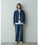 「HOTEL PALACE」オテルパラス 13ozバイオブリーチルーズシルエットデニムパンツ