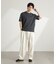ダブルスムースクルーネックBIGTシャツ 半袖