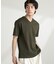 ダブルスムースVネックTシャツ 半袖