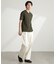 ダブルスムースVネックTシャツ 半袖