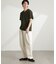 ダブルスムースVネックTシャツ 半袖