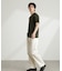 ダブルスムースVネックTシャツ 半袖