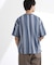 ストライプジャガードTシャツ 半袖