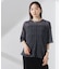 楊柳チェックシアーカットTシャツ