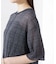 楊柳チェックシアーカットTシャツ