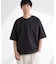 ヘビーオンスワイドヘンリーネックTシャツ 半袖