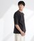 ヘビーオンスワイドヘンリーネックTシャツ 半袖