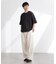 ヘビーオンスワイドヘンリーネックTシャツ 半袖