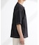 ヘビーオンスワイドヘンリーネックTシャツ 半袖