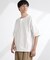 ヘビーオンスワイドヘンリーネックTシャツ 半袖