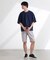 ヘビーオンスワイドヘンリーネックTシャツ 半袖