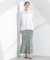 Sara mallika／COTTON POPLIN SHIRRING SKIRT