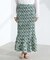 Sara mallika／COTTON POPLIN SHIRRING SKIRT