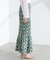 Sara mallika／COTTON POPLIN SHIRRING SKIRT