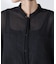 シアーストライプシャツワンピース