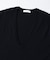 「ASSEMBLANC」ウォッシャブルシルクワイドリブVネックニットTシャツ