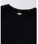 「ASSEMBLANC」ウォッシャブルシルクワイドリブVネックニットTシャツ
