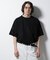 スポンディッシュ メッシュ クルーネックニットTEE