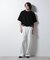 スポンディッシュ メッシュ クルーネックニットTEE