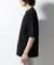 スポンディッシュ メッシュ クルーネックニットTEE