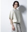 スポンディッシュ メッシュ クルーネックニットTEE