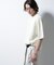 スポンディッシュ メッシュ クルーネックニットTEE
