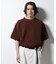 スポンディッシュ メッシュ クルーネックニットTEE