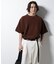 スポンディッシュ メッシュ クルーネックニットTEE