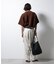 スポンディッシュ メッシュ クルーネックニットTEE