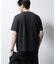 ｢Damerino｣ヘリンボンクルーネックTシャツ／防シワ・吸水速乾・UVカット