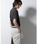 ｢Damerino｣ヘリンボンクルーネックTシャツ／防シワ・吸水速乾・UVカット