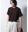 ｢Damerino｣ヘリンボンクルーネックTシャツ／防シワ・吸水速乾・UVカット
