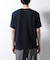 ｢Damerino｣ヘリンボンクルーネックTシャツ／防シワ・吸水速乾・UVカット