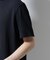 ｢Damerino｣ヘリンボンクルーネックTシャツ／防シワ・吸水速乾・UVカット