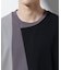 デザイン切替クルーネックTシャツ 半袖