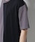 デザイン切替クルーネックTシャツ 半袖