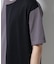 デザイン切替クルーネックTシャツ 半袖