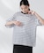 ボーダーシアーコットンTシャツ