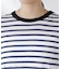 ボーダーシアーコットンTシャツ