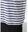 ボーダーシアーコットンTシャツ